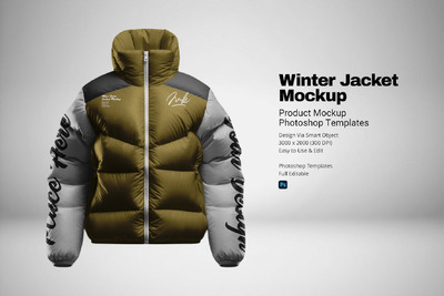 冬季夹克样机 (PSD)