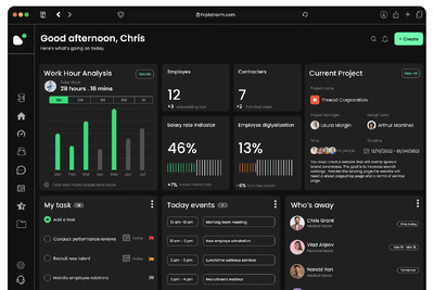 办公室管理仪表板 UI网页模版 (FIG)