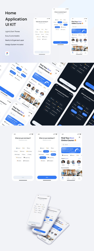 在线学习 - 移动应用App UI Kit (FIG)