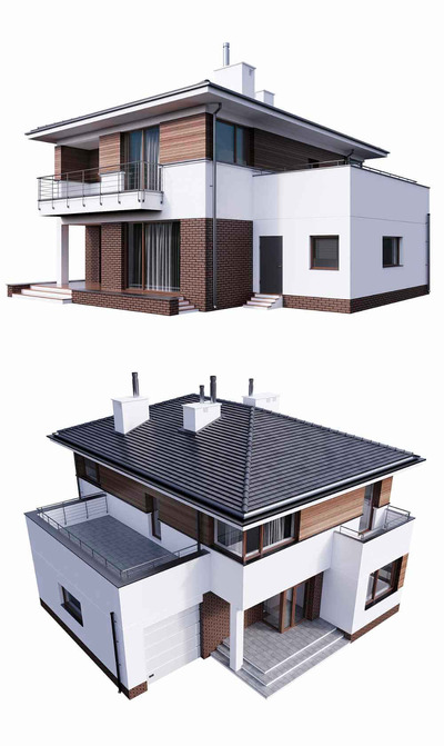 别墅 房屋 住宅 建筑3D模型（FBX,MAX）
