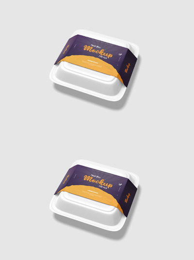 餐盒样机 (JPG,PNG,PSD)