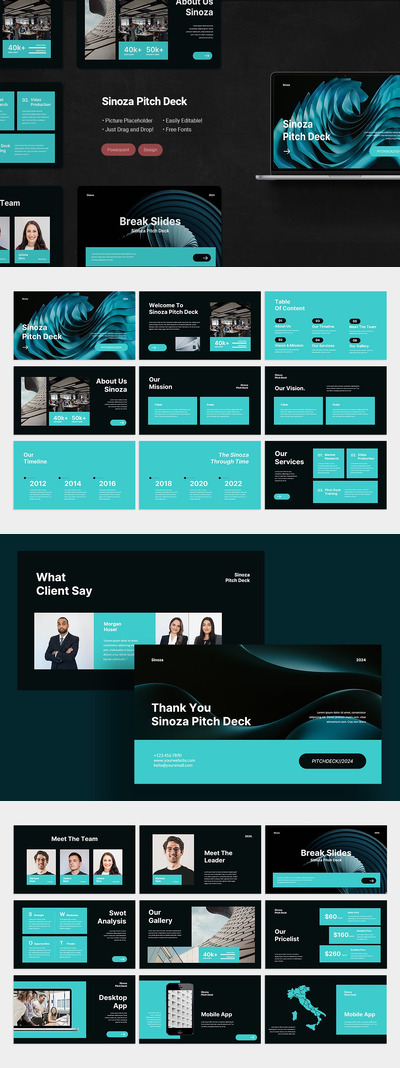 推销演示 PPT模版 (PPTX)