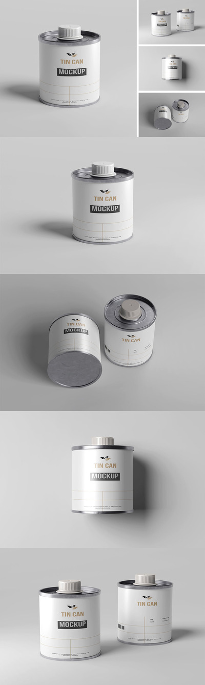 锡罐样机 (PSD,PDF)