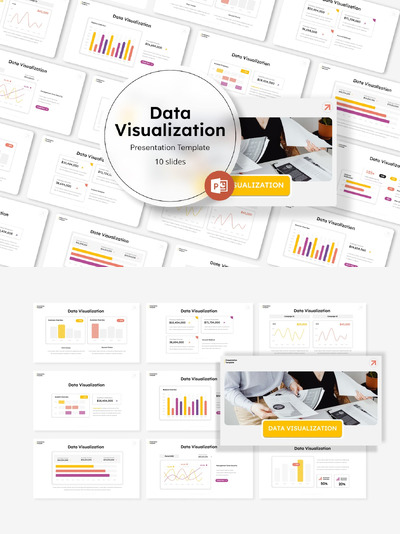 数据可视化信息图PPT模版 (PPT,PPTX)