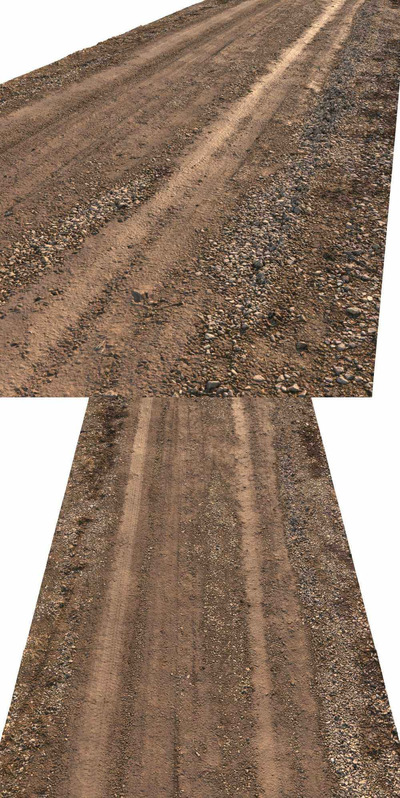 有车辙的土路3D模型（FBX,MAX）