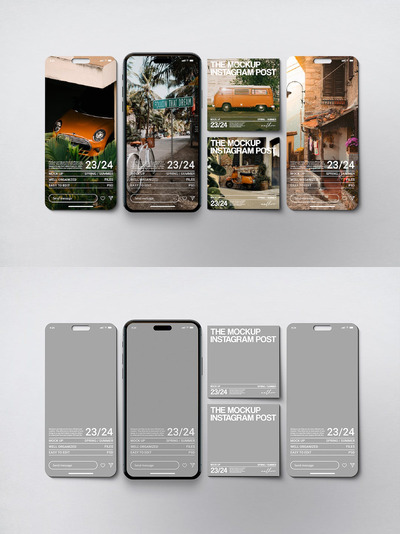 Iphone 15 Pro 社交媒体样机 (JPG)