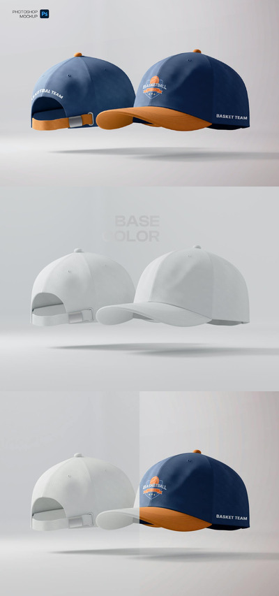 棒球帽样机 (PSD)
