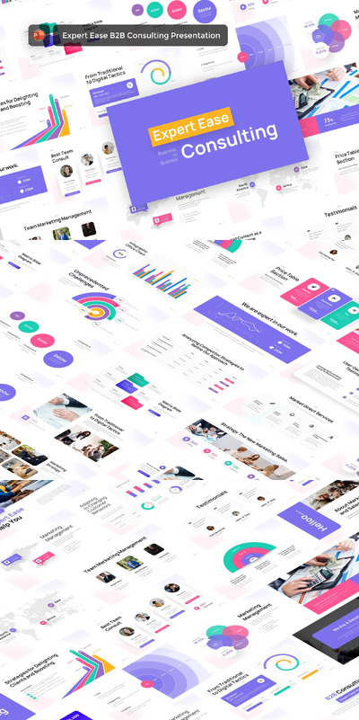 咨询管理PPT模版 (PPTX)