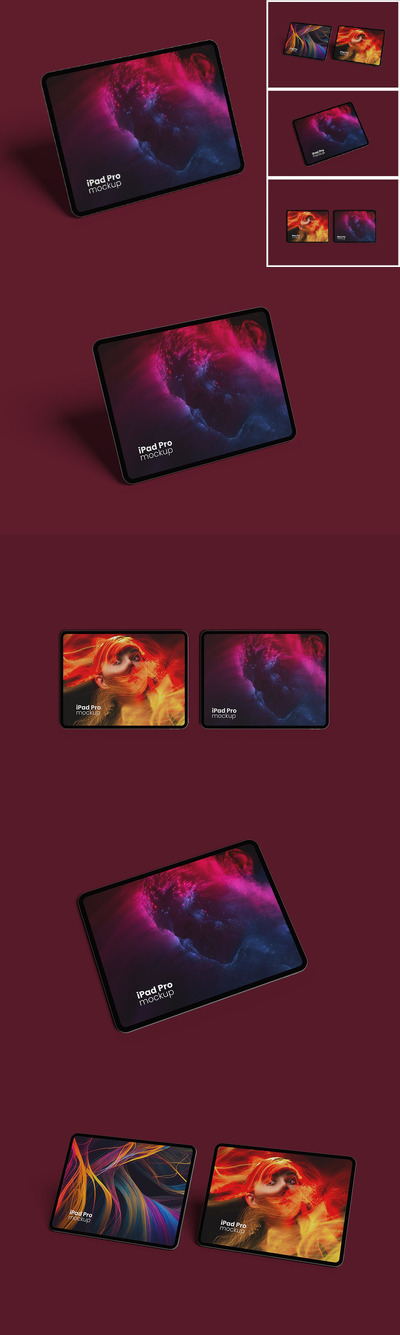 iPad Pro 样机 (PSD)