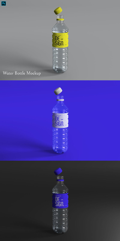 水瓶样机  (PSD,PDF)