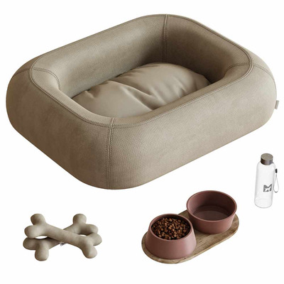 Miacara狗窝 狗碗 水瓶 狗狗骨头玩具3D模型（OBJ,MAX）