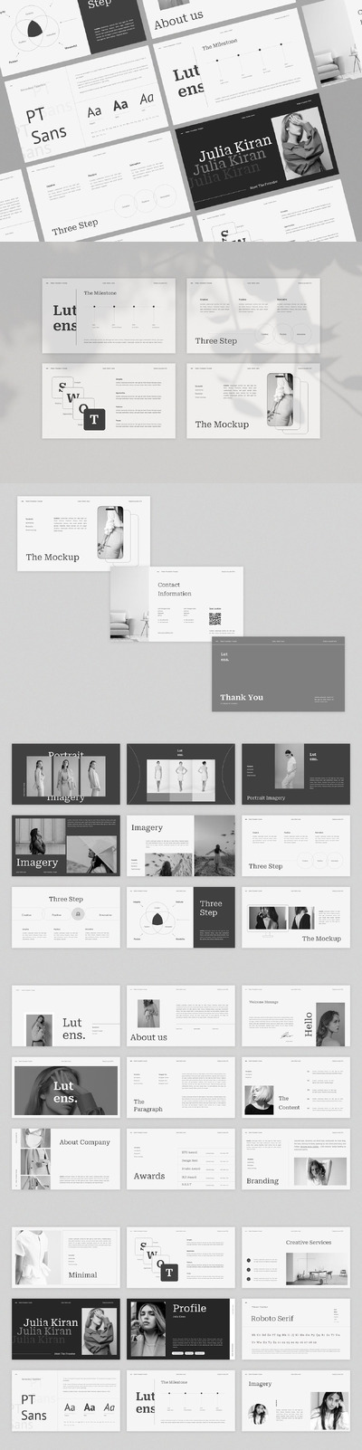 项目介绍PPT模版 (PPTX,PPT)