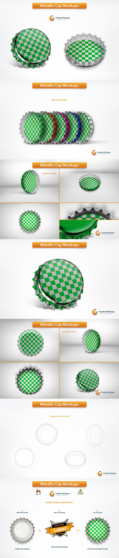 金属啤酒盖样机 (PSD)