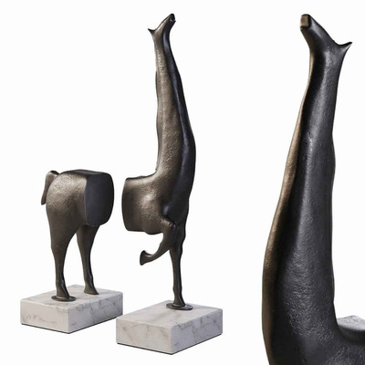 长颈鹿雕像 摆件 装饰品3D模型（FBX,MAX）