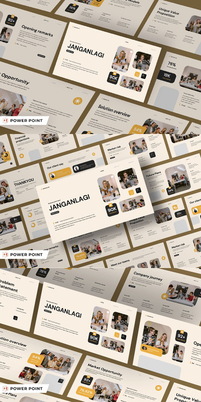 白色黄色现代企业介绍 PPT模版 (PPTX,PPT)