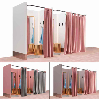 试衣间3D模型（OBJ,MAX）