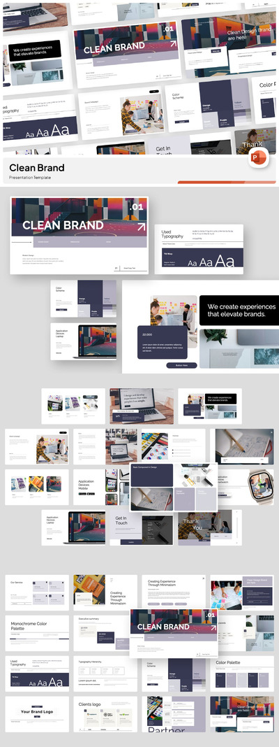 清洁品牌战略PPT模版 (PPTX)