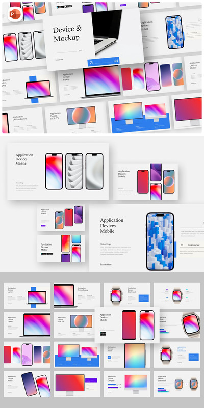 设备样机 PPT模版 (PPTX)