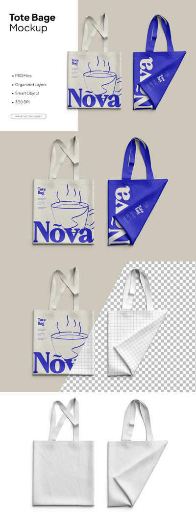 手提袋样机 (PSD)