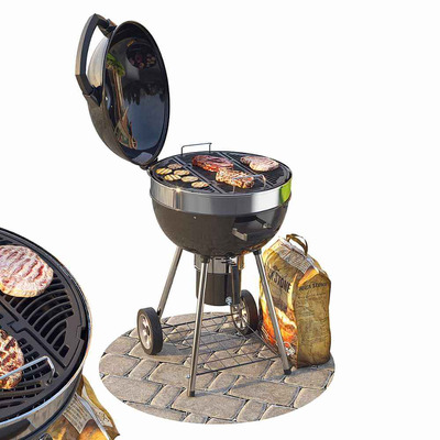 Napoleon Pro木炭烧烤架 烧烤炉3D模型（FBX,MAX）