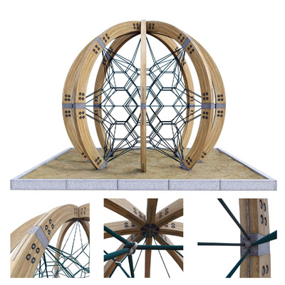 Berliner Globe现代儿童游乐场3D模型（OBJ,MAX）