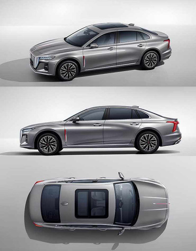 红旗ousado汽车3D模型（OBJ,FBX,MAX）