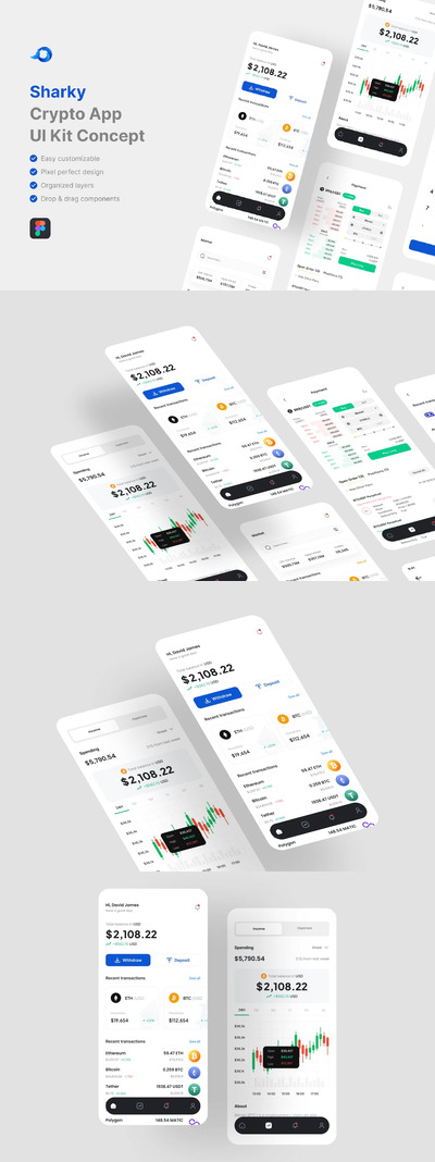 加密应用程App UI Kit (FIG)