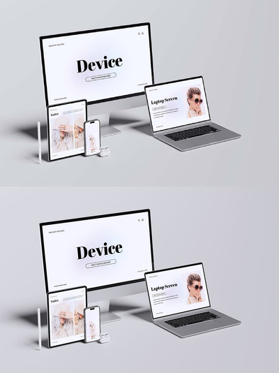 多设备模型 (PSD,PDF)