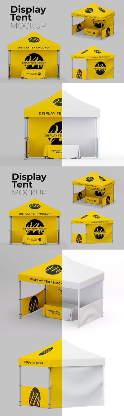 展示帐篷样机套装 (PSD)