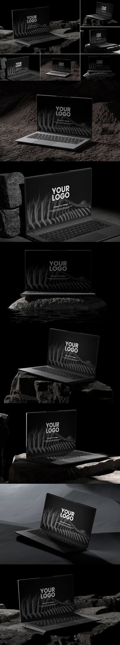 笔记本电脑样机 (PSD)