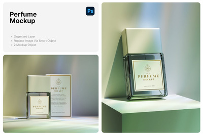 香水样机 (PSD,PNG)