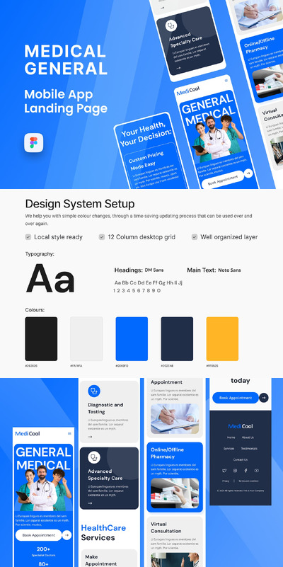 医疗移动应用 App Ui Kit (FIG)