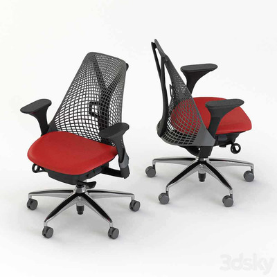 Herman Miller Sayl办公转椅3D模型（FBX,MAX）
