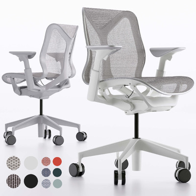 Herman Miller Cosm低背网面办公转椅3D模型（FBX,MAX）