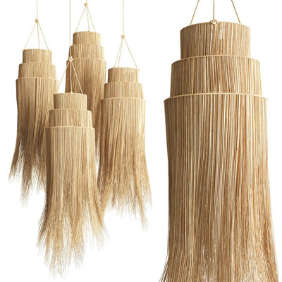 Anisha 3 Tier Alang流苏吊灯3D模型（OBJ,MAX）