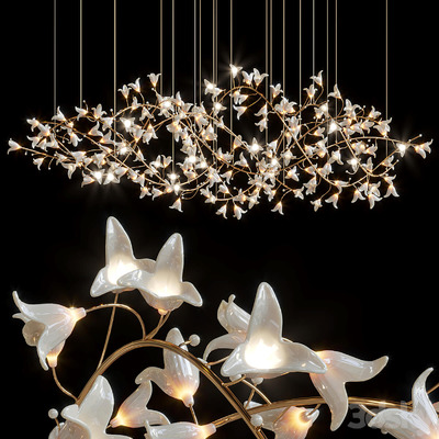 Vargov Design & Sharon Marston花蕾吊灯3D模型（FBX,MAX）