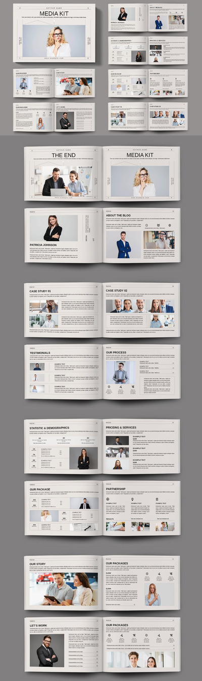 媒体工具包布局横向 (INDD)