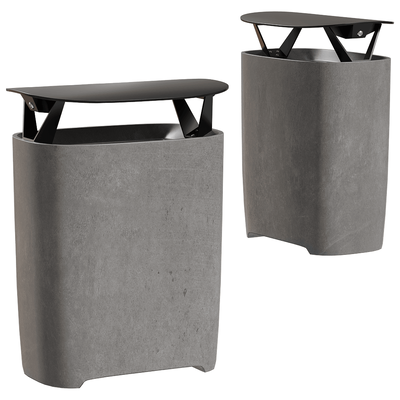 mmcité Better城市户外垃圾桶3D模型（OBJ,FBX,MAX）