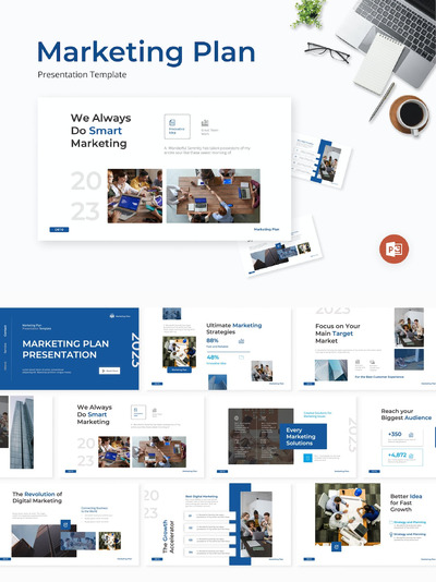 营销计划PPT模版(PPTX)