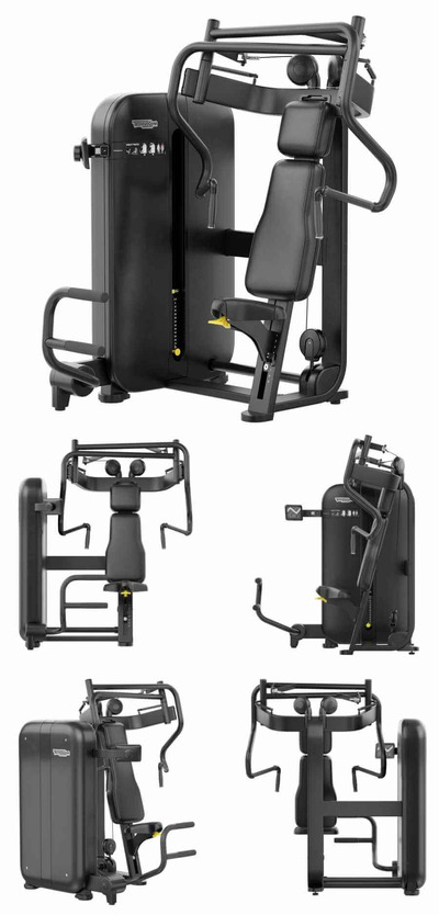 泰诺健Technogym Artis胸部推举健身器材3D模型（OBJ,MAX）