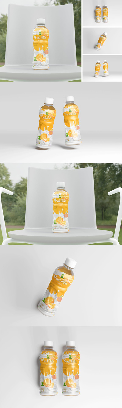 塑料瓶样机 (PSD,PDF)