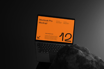 酷炫笔记本电脑 (PSD,JPG)