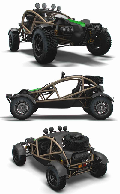 2023 Ariel Nomad越野车3D模型（OBJ,FBX,MAX,LWO,C4D）