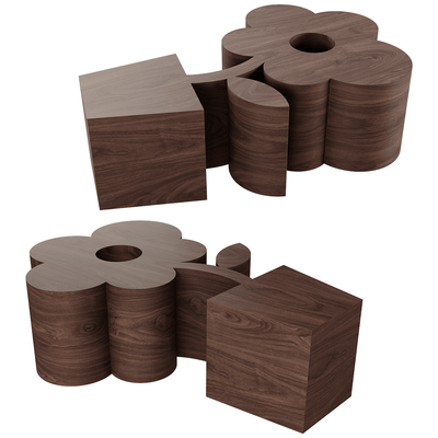 ODINGENIY花朵造型桌子3D模型（OBJ,FBX,MAX）