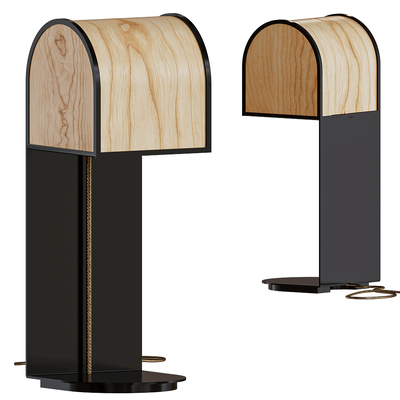 LZF Osca木质台灯3D模型（OBJ,FBX,MAX）