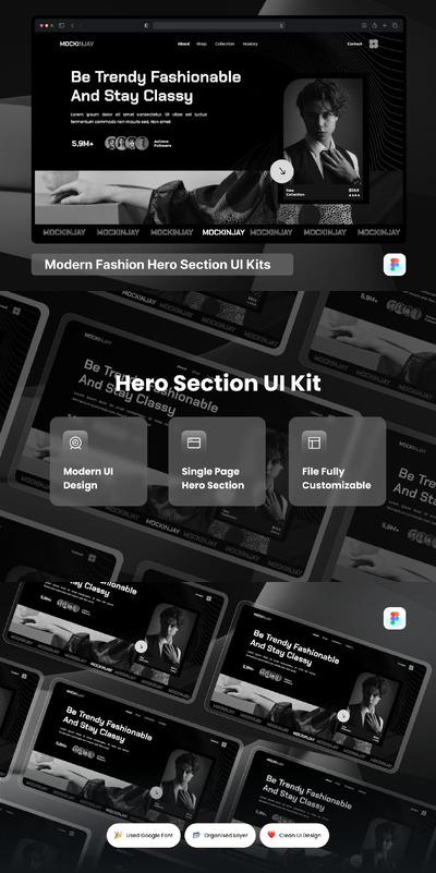 时尚优雅英雄头 (FIG)