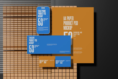 文具样机 (PSD,JPG,PDF)