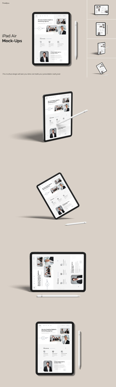 iPad 空气模型 (PSD)