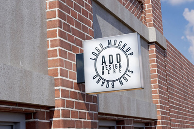 招牌样机 (JPG,PDF,PSD)