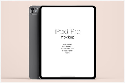 iPad Pro 12.9 平板样机 (PSD)